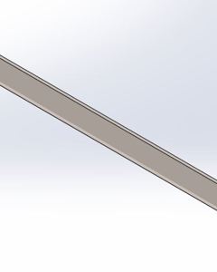 Central profile cooling 6000x500x1,55 Process